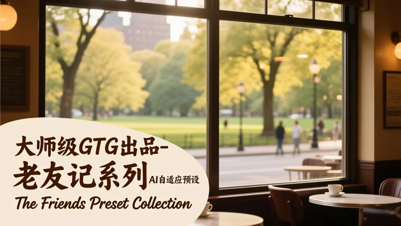 大师级GTG出品-老友记系列AI自适应预设The Friends Preset Collection-寒山客