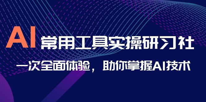 AI-常用工具实操研习社，一次全面体验，助你掌握AI技术-寒山客