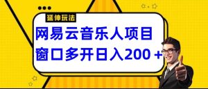 网易云挂机项目延伸玩法，电脑操作长期稳定，小白易上手-寒山客
