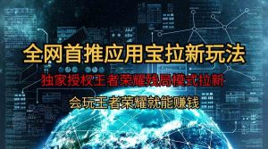 (9907期)【全网首发】腾讯应用宝王者荣耀残局模式拉新赛道,轻松日如1000+-寒山客