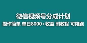 【蓝海项目】视频号分成计划最新玩法,单天收益8000+,附玩法教程,24年…-寒山客