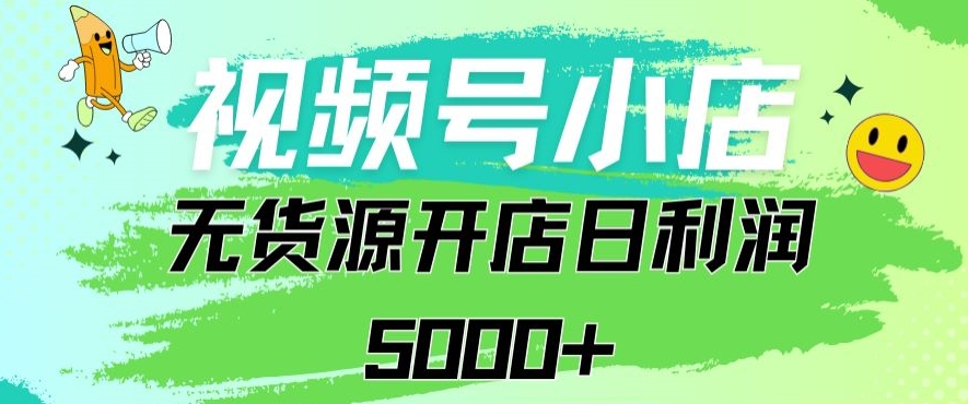 视频号无货源小店从0到1日订单量千单以上纯利润稳稳5000+-寒山客