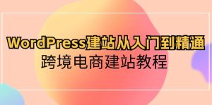 WordPress建站从入门到精通,跨境电商建站教程(60节课)-寒山客