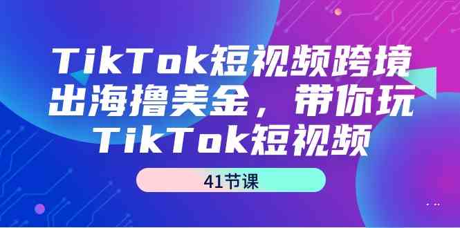 （9155期）TikTok短视频跨境出海撸美金，带你玩TikTok短视频（41节课）-寒山客