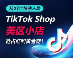 从0到1快速入局TikTok美区小店,快速抢占流量黄金期,开启日出千单之旅-寒山客