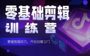 2024短剧剪辑师训练营,短剧达人训练营,适合宝爸宝妈的0基础剪辑训练营-寒山客