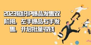 2023知识IP-爆品发售双 阶班,左手爆品右手发售,开启批量收钱-寒山客