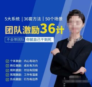 黄景:团队激励36计-Get职场竞争力,进阶管理高手-寒山客