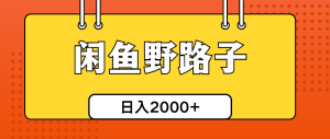 (10679期)闲鱼野路子引流创业粉,日引50+单日变现四位数-寒山客