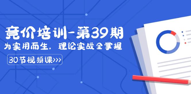 某收费竞价培训-第39期：为实用而生，理论实战全掌握（30节课）-寒衣客