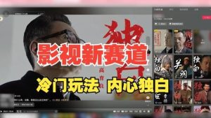 最新影视解说玩法，人物独白，30天涨粉24万+，全流程拆解【揭秘】-寒山客