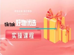 tiktok好物优选实操课程,好物分享操作技巧-寒山客