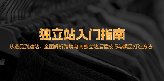 （12882期）独立站入门指南：从选品到建站，全面解析跨境电商独立站运营技巧与爆品…-寒山客