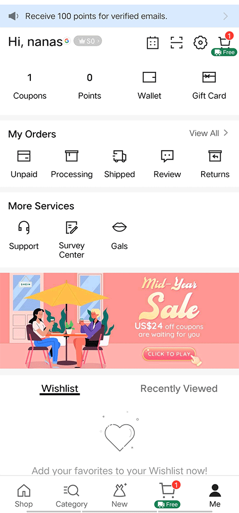 SHEIN跨境电商平台app v11.8.3安卓版插图3