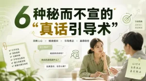 付费文章：6种秘而不宣的“真话引导术”