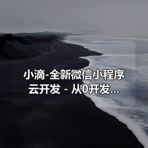 小滴-全新微信小程序云开发－从0开发知乎云全栈小程序