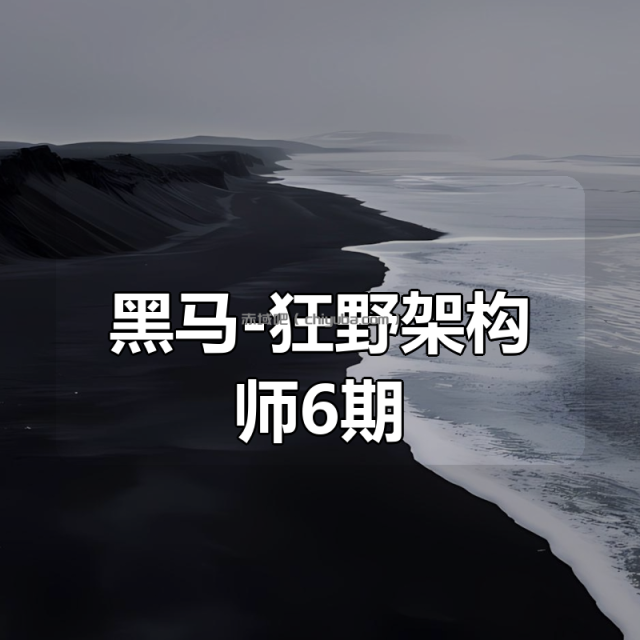 黑马-狂野架构师6期
