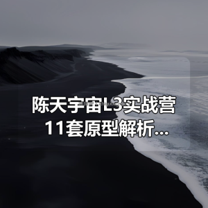 陈天宇宙L3实战营，11套原型解析，22个实战项目