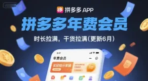 拼多多年费会员，实经验分享操，时长拉满，干货拉满(更新260817)