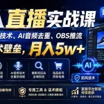 无人直播实战课(更新8月