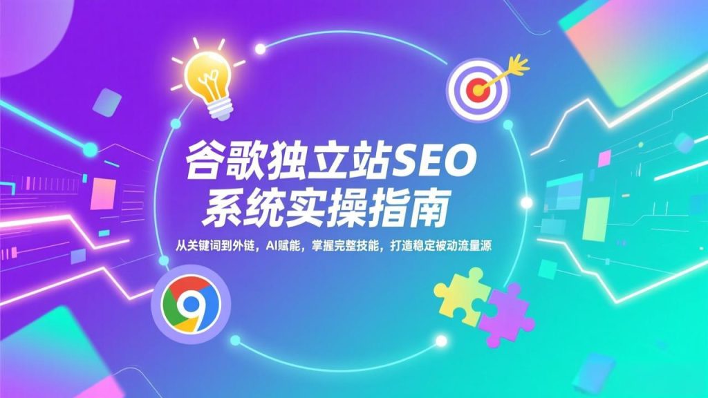 谷歌独立站SEO系统实操(更新