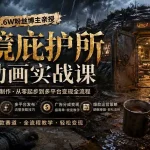 梦境庇护所AI动画实战课：7.6W粉丝博主亲授第一人称POV制作，从零起步到多平台发布变现全流程