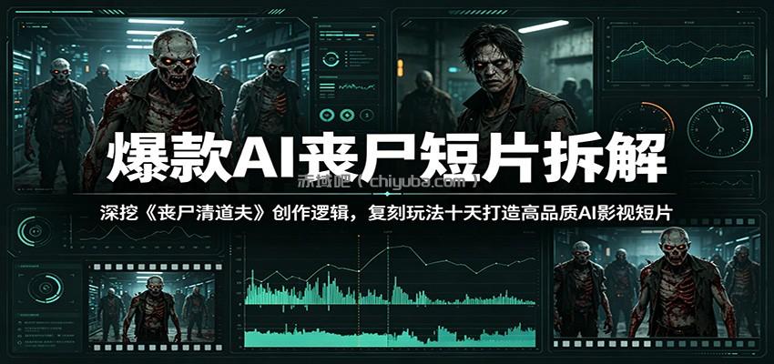 爆款AI丧尸短片拆解：深挖《丧尸清道夫》创作逻辑，复刻玩法快速打造高品质AI影视短片