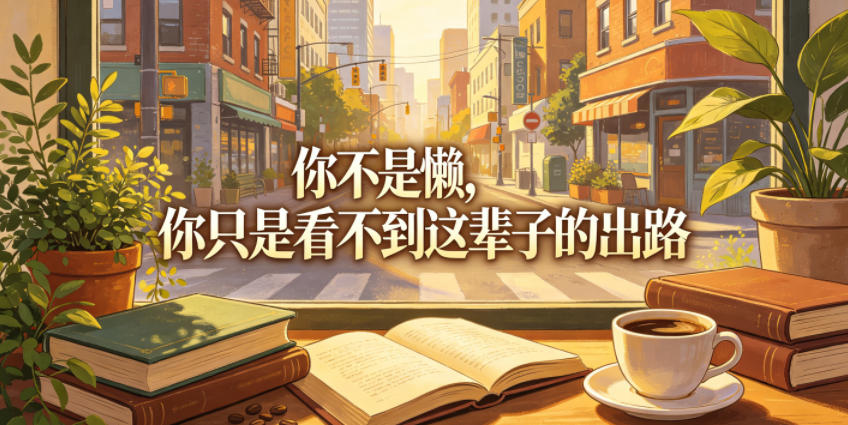 付费文章：你不是懒，你只是看不到这辈子的出路
