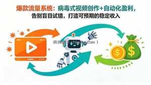 爆款流量系统：病毒式视频创作+自动化盈利，告别盲目试错，打造可预期的稳定收入