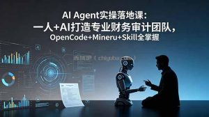 AI Agent实操落地课：一人+AI打造专业财务审计团队，OpenCode+Mineru+Skill全掌握