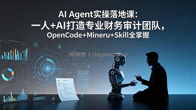 AI Agent实操落地课：一人+AI打造专业财务审计团队，OpenCode+Mineru+Skill全掌握