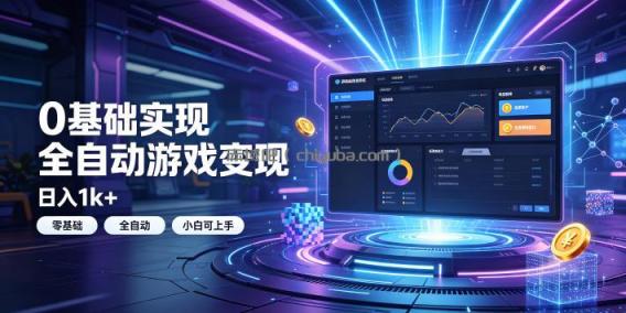 0基础实现全自动游戏变现，日入1k+，小白直接上手搞钱！【揭秘】