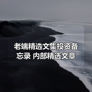 老端精选文集（更新）投资备忘录+内部精选文章