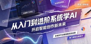从入门到进阶系统学AI，开启智能创作新未来，两门课程，全面提升你的AI创作能力