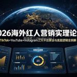 2026海外红人营销实理论课：TikTok+YouTube+Instagram三大平台算法与底层逻辑全拆解