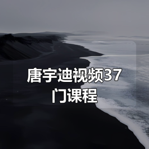 唐宇迪视频37门课程合集