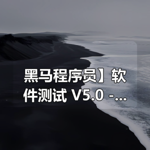 【黑马程序员】软件测试 V5.0 – 带源码课件
