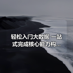 轻松入门大数据 一站式完成核心能力构建 -带源码课件