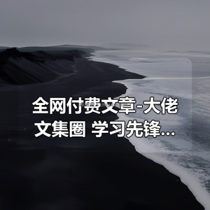 全网付费文章-大佬文集圈 学习先锋 精选研报 3月9日更新