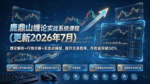 鹿鼎山缠论实战系统课程(更新26年7月
