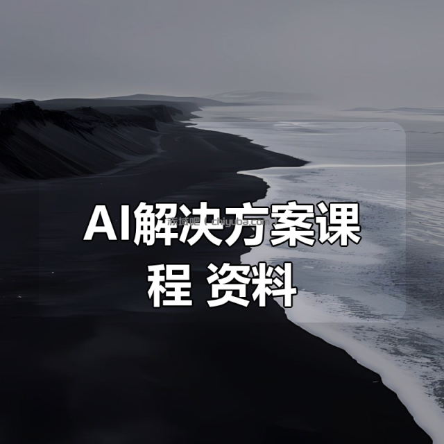 AI解决方案课程+资料