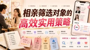 付费文章：相亲筛选对象的高效实用策略