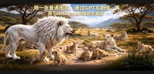 用一张普通图片，通过GPT写剧情，再用Seedance 2.0做动态演绎，居然能生成迪士尼风格搞笑动画