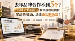 去年品牌合作不到5个？《品牌合作蓝图》教你用现成模板拿高价赞助，还能锁长期饭票！【原创双语字幕】