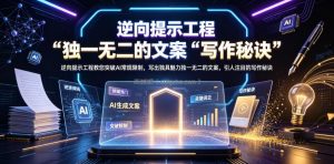 逆向提示工程教您突破AI常规限制，写出独具魅力独一无二的文案，引人注目的写作秘诀【原创双语字幕】