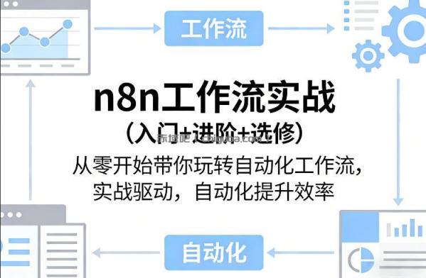n8n工作流实战(入门+进阶+选修)从零开始带你玩转自动化工作流，实战驱动，自动化提升效率