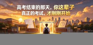 付费文章：高考结束的那天，你这辈子真正的考试，才刚刚开始