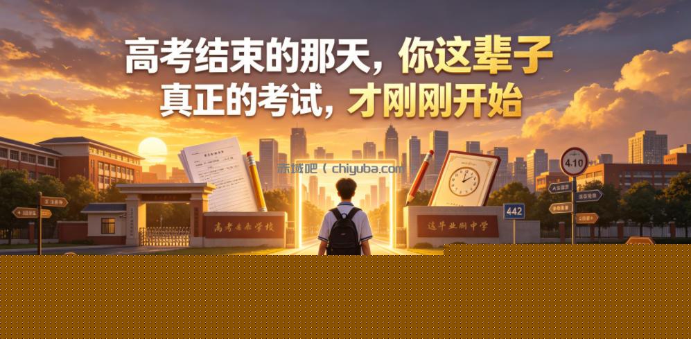 付费文章：高考结束的那天，你这辈子真正的考试，才刚刚开始