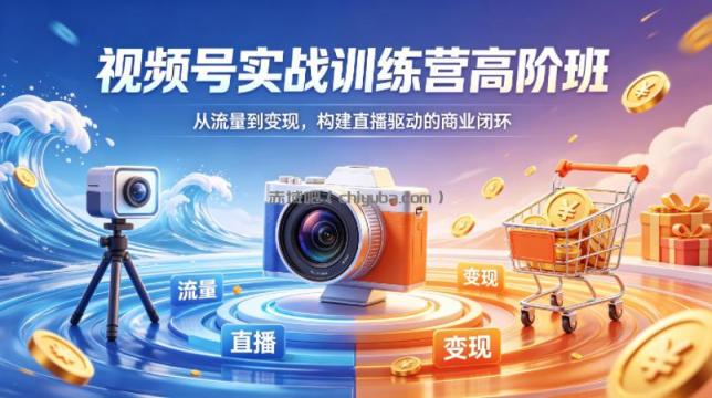 视频号实战训练营高阶班，从流量到变现，构建直播驱动的商业闭环(26年4月)
