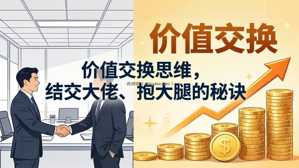 某付费文章:价值交换思维,结交大佬、抱大腿的秘诀